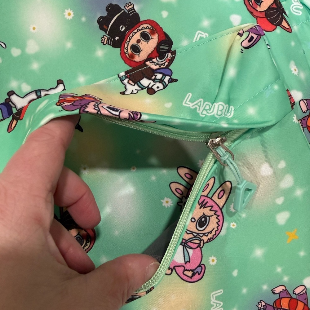 Labubu Mint Green Backpack with adorable celestial design, Brand New With Tags - Picture 5 of 14